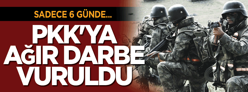 PKK'ya bir büyük darbe daha vuruldu