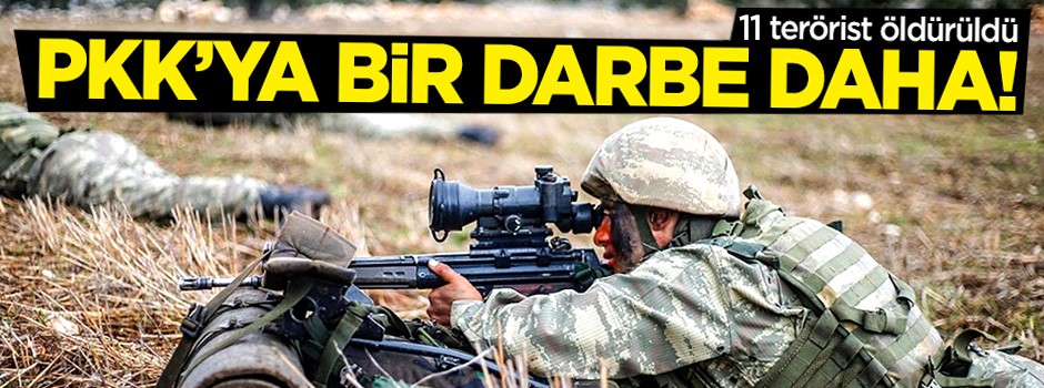 PKK'ya bir darbe daha: 7 terörist öldürüldü