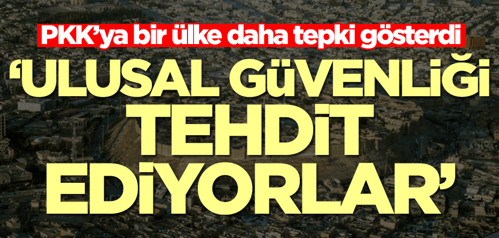 PKK’ya bir ülke daha tepki gösterdi: Ulusal güvenliği tehdit ediyorlar