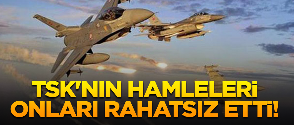 PKK'ya bomba yağdıran TSK'nın hamleleri onları rahatsız etti!