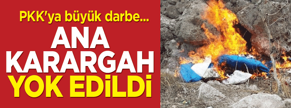 PKK’ya büyük darbe! İmha edildi