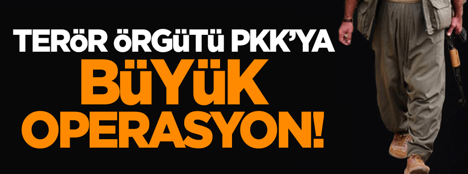 PKK'ya büyük operasyon!