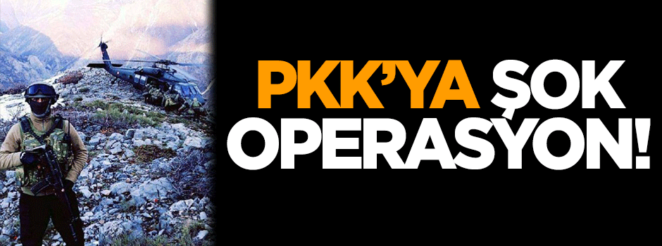 PKK'ya şok operasyon!