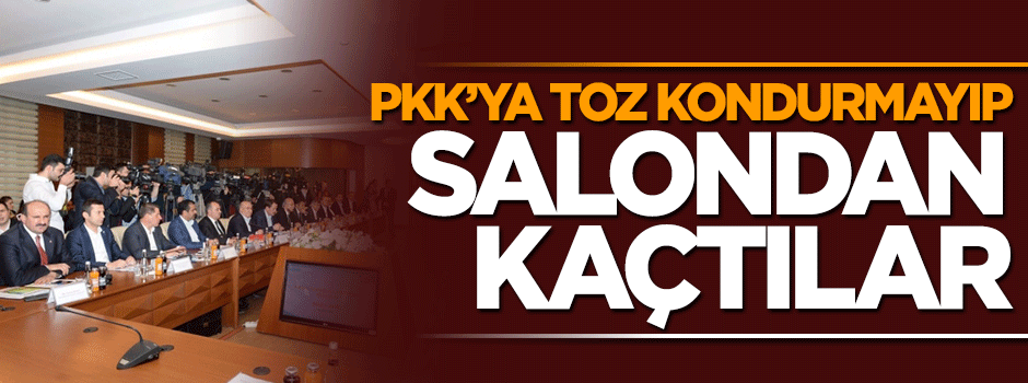 PKK'ya tek laf edemeyen KESK çareyi kaçmakta buldu