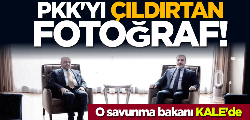 PKK'yı çıldırtan fotoğraf! O savunma bakanı KALE'de