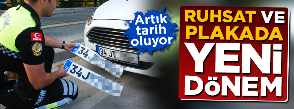 Plaka numaraları artık tek merkezde toplanacak