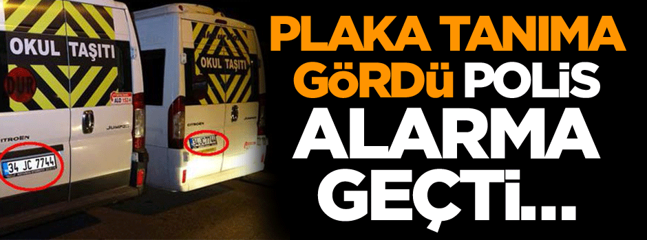 Plaka tanıma gördü polis alarma geçti… Kaçamadılar!