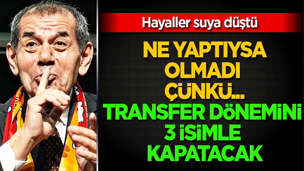Planları suya düştü! Galatasaray'da transfer bitti! Meğerse üç isim ile kapatacak gibi...