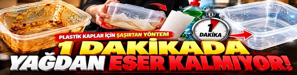 Plastik kaptaki inatçı yağ tabakasını 1 dakikada çıkarıyor! Süngerle ovalamaya gerek kalmıyor
