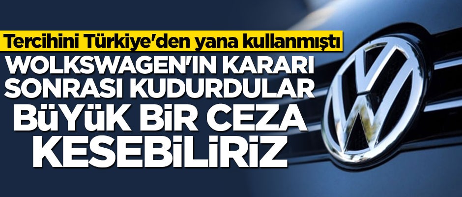 Plevneliyev: Volkswagen'a büyük bir ceza kesebiliriz