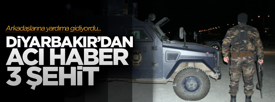 Polis aracı kaza yaptı: 3 şehit, 2 yaralı