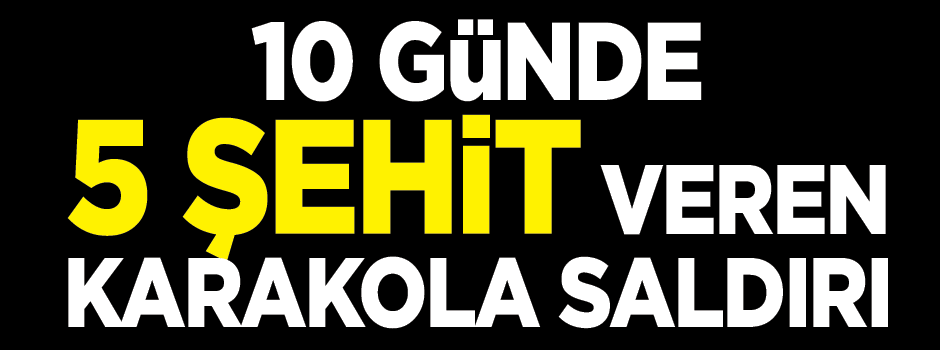 Polis karakoluna uzun namlulu saldırı!