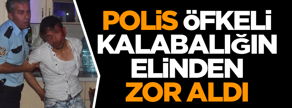 Polis öfkeli kalabalığın elinden zor aldı!
