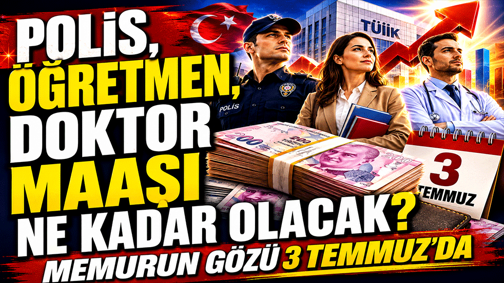 Polis, Öğretmen, Doktor Maaşı Ne Kadar Olacak? Memurun Gözü 3 Temmuz'da