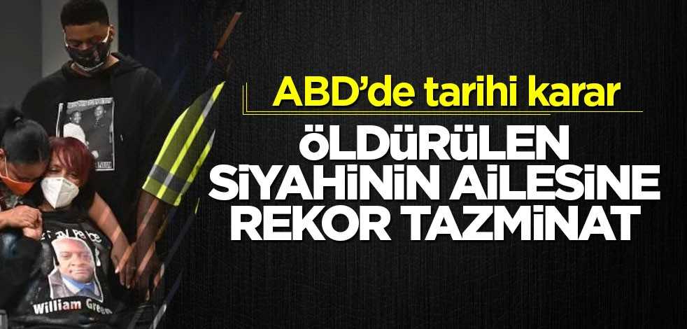 Polisin öldürdüğü siyahinin ailesine rekor tazminat!