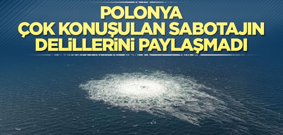 Polonya, çok konuşulan sabotajın delillerini paylaşmadı