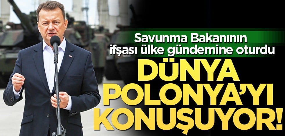 Polonya skandal haberi verdi! Herkes şokta: Bu sefer beklenmedik Savunma Bakanı ifşası ülke gündemine oturdu!