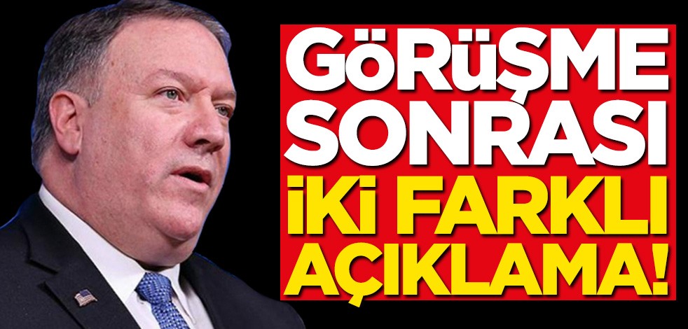 Pompeo ve Abdulmehdi görüşmesinin ardından iki ülkeden farklı açıklamalar geldi