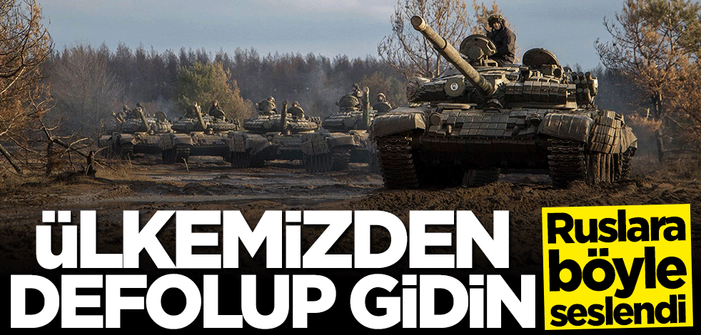 Poroşenko: Ülkemizden defolup gidin
