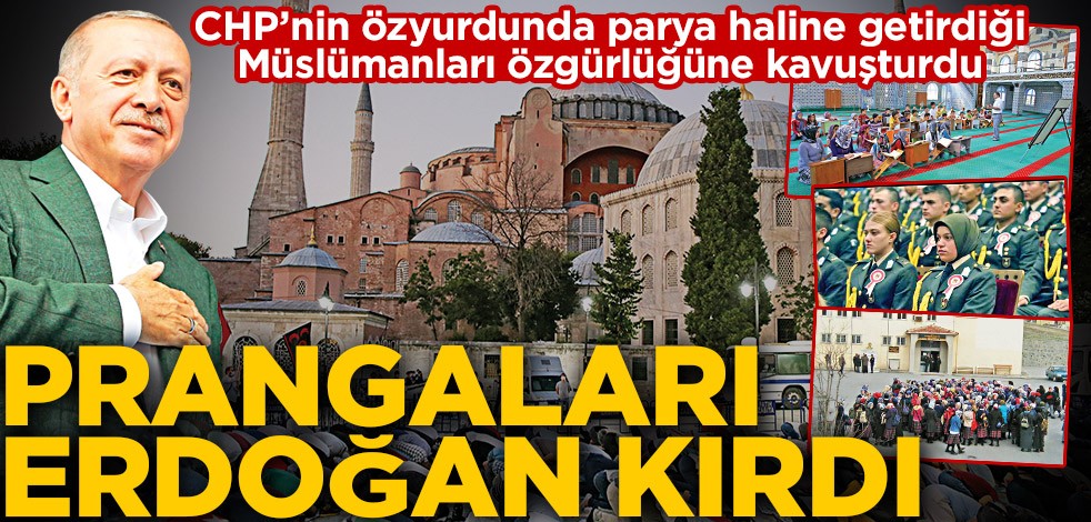 Prangaları bir bir kırdı