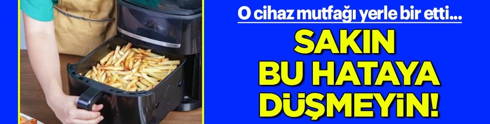 'Pratik olsun' diye mutfağa koymuşlardı ama... O cihaz mutfağı yerle bir etti...