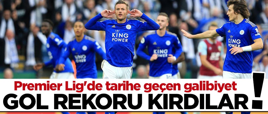 Premier Lig'de tarihe geçen galibiyet! Gol rekoru kırdılar