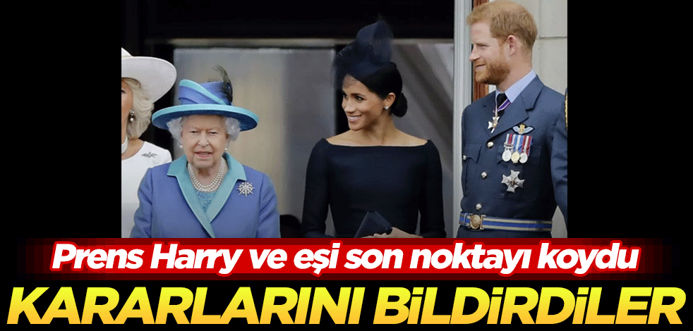Prens Harry ve eşi son noktayı koydu! Kararlarını bildirdiler
