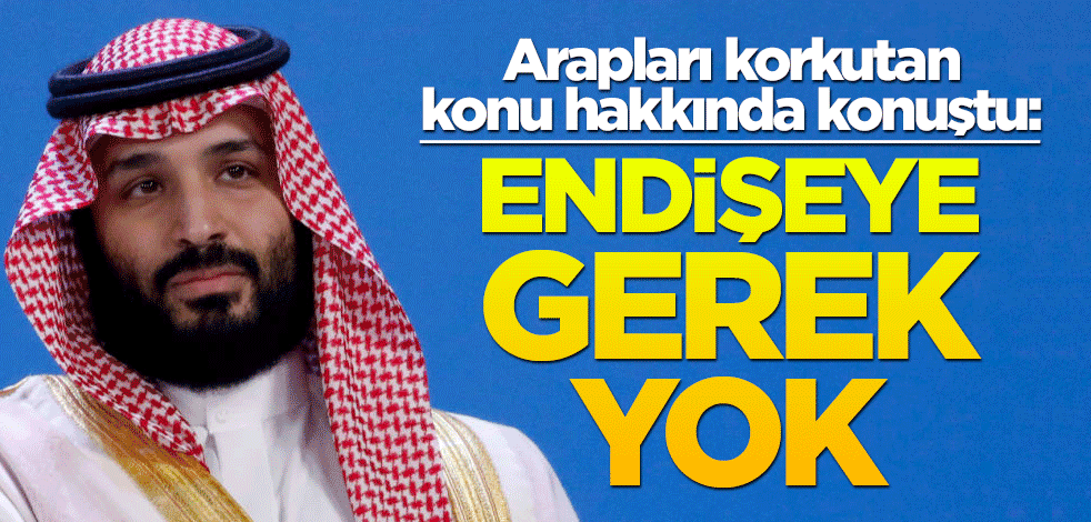 Prens Selman Arapların gündemindeki konu hakkında konuştu