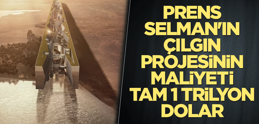 Prens Selman'ın çılgın projesinin maliyeti tam 1 trilyon dolar