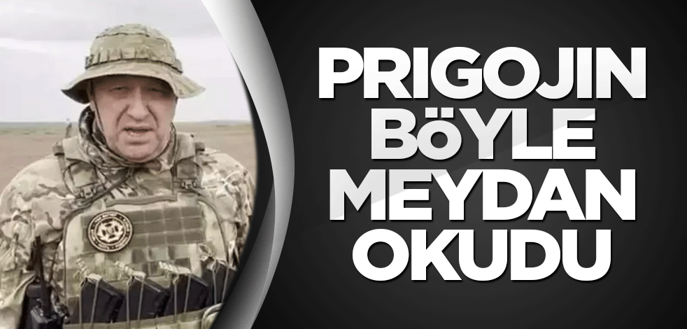 Prigojin böyle meydan okudu