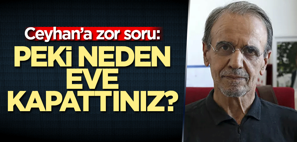 Prof. Dr. Mehmet Ceyhan'a zor soru