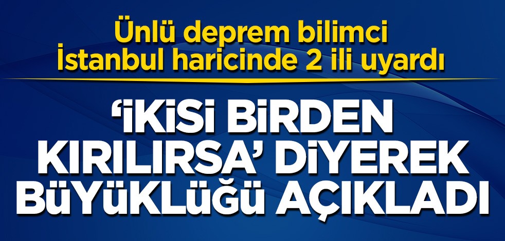 Prof. Dr. Naci Görür’den deprem uyarısı! ‘İstanbul'da 7.6 büyüklüğünde bir deprem olacak’