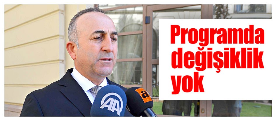 Programda değişiklik yok