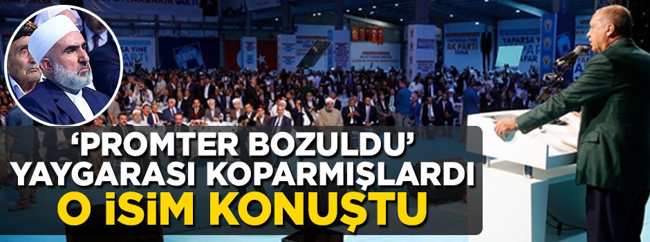 'Prompter bozuldu' yaygarası koparmışlardı Tayyip Elçi o anları anlattı