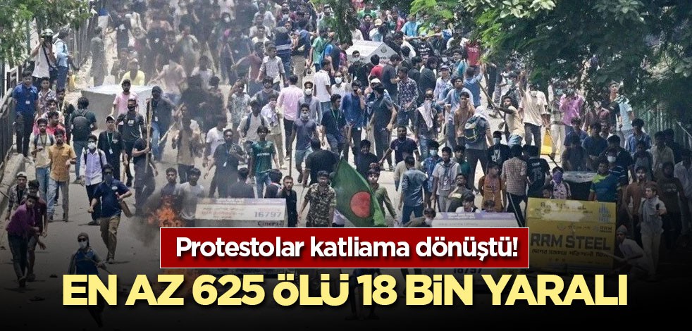 Protestolar katliama dönüştü! En az 625 ölü, 18 bin yaralı