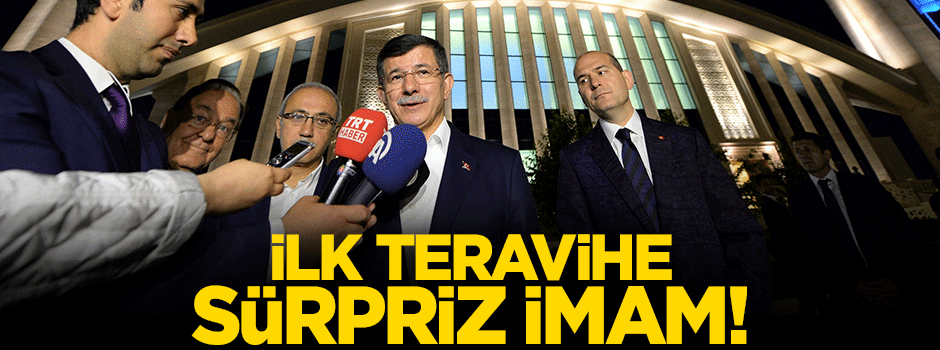 Protokol teravihine sürpriz imam