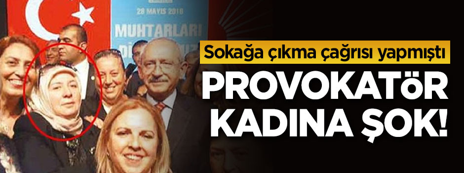 Provokatör kadın gözaltına alındı