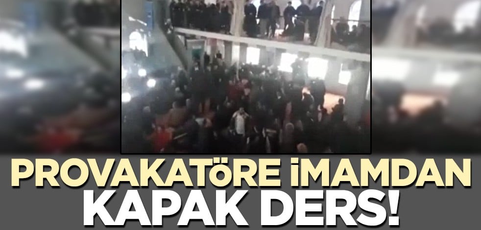 Provokatöre imamdan kapak ders! 'Neden Atatürk'ü anmıyorsun?' dedi, cevabını aldı
