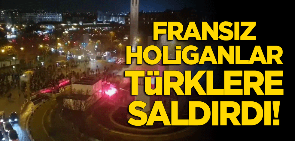 PSG-Galatasaray maçı öncesi Fransız holiganlar Türklere saldırdı!