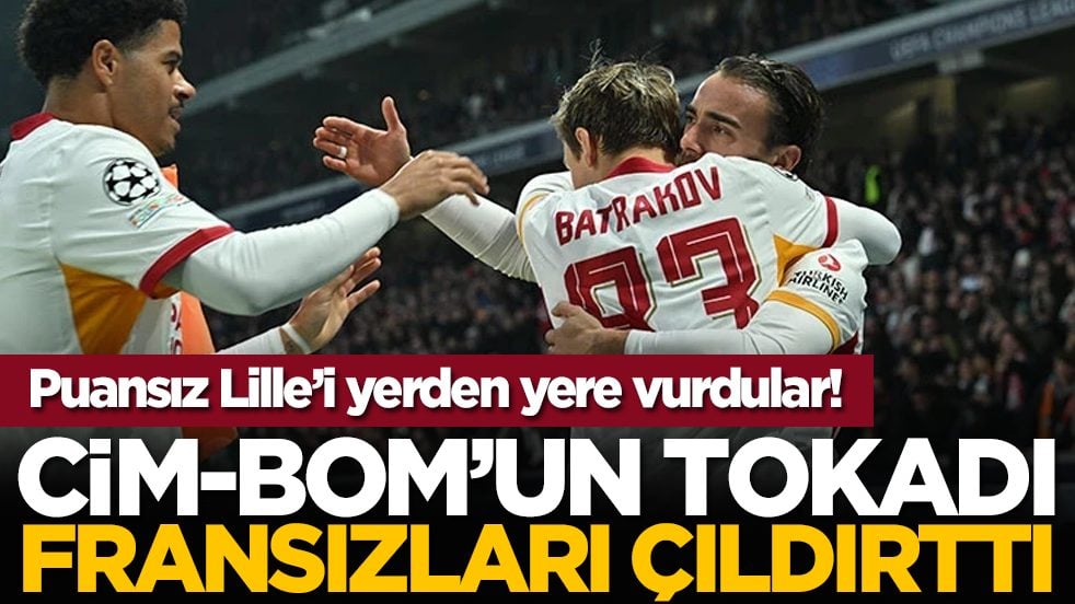 Puansız Lille’i yerden yere vurdular! Cim-Bom’un tokadı Fransızları çıldırttı