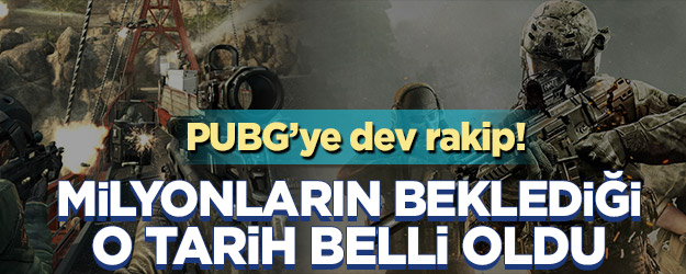 PUBG’ye dev rakip! Milyonların beklediği o tarih belli oldu