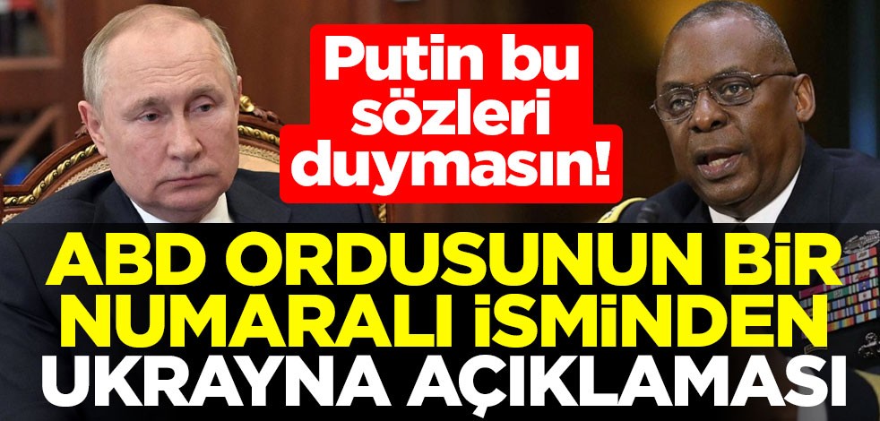 Putin bu sözleri duymasın! ABD Savunma Bakanı Lloyd Austin'den Ukrayna açıklaması