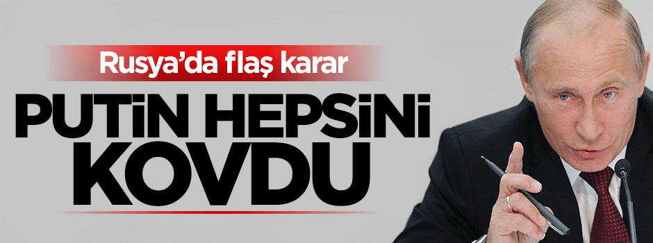 Putin, Rus ordusundaki 20 generali kovdu