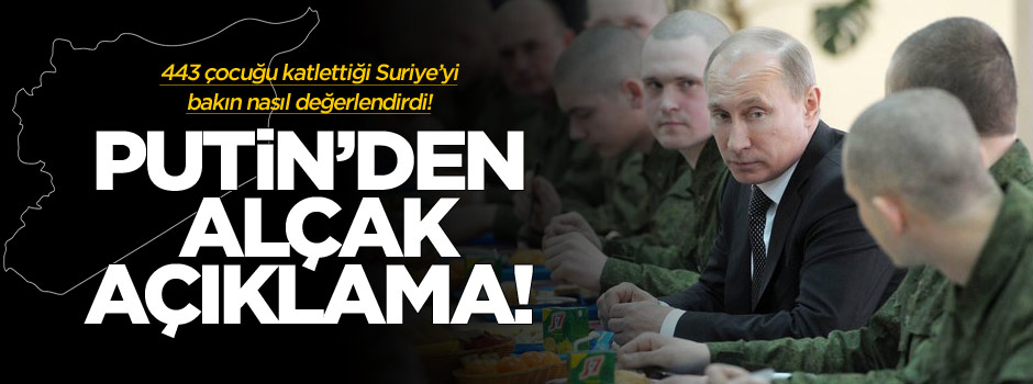 Putin Suriye'yi eğitim alanı gördü