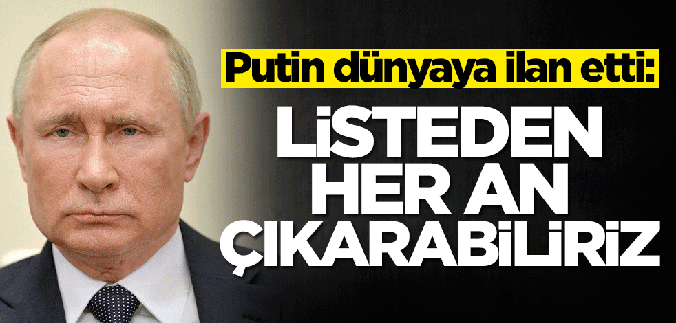 Putin Taliban gelişmesini dünyaya ilan etti