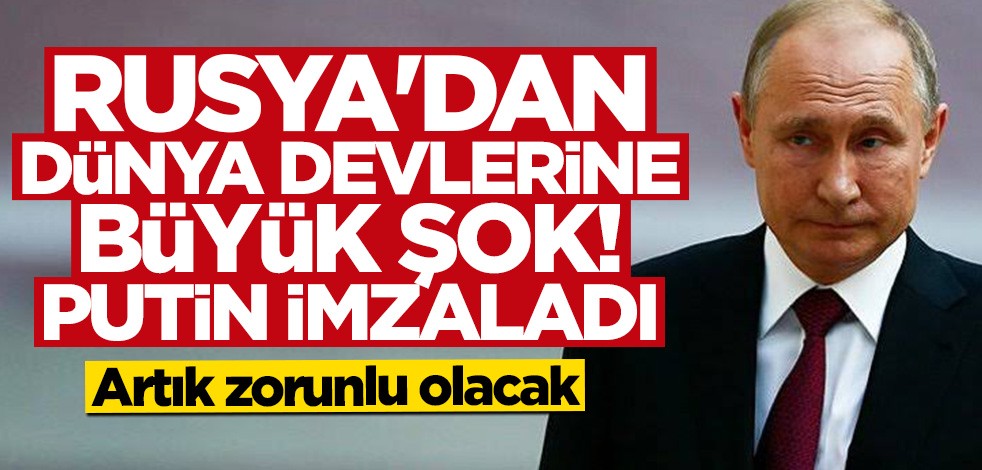 Putin teknolojik cihazlarda "yerli yazılım şartı" yasasını imzaladı