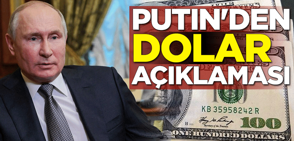 Putin'den dolar açıklaması