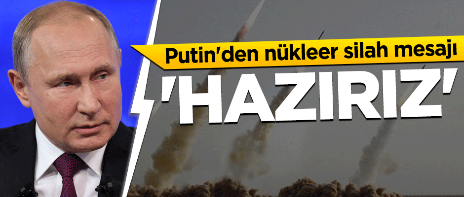 Putin'den flaş ABD açıklaması: Hazırız