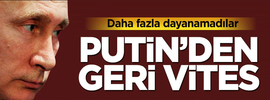 Putin'den geri vites: Türk şirketlere özel izin veriliyor
