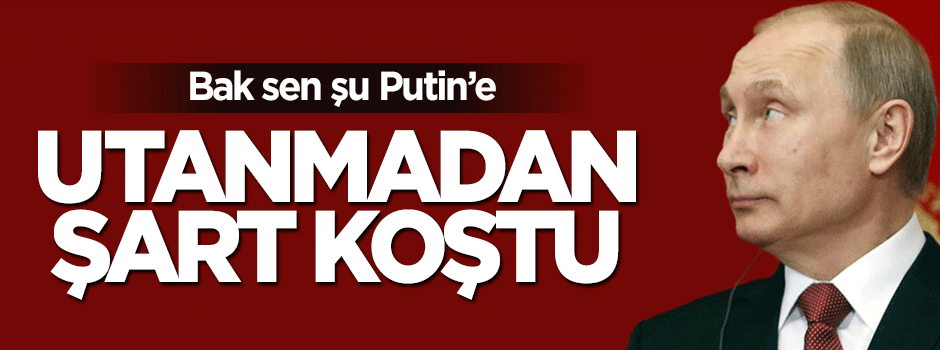 Putin'den Kazakistan Cumhurbaşkanı Nazarbayev'e Türkiye cevabı